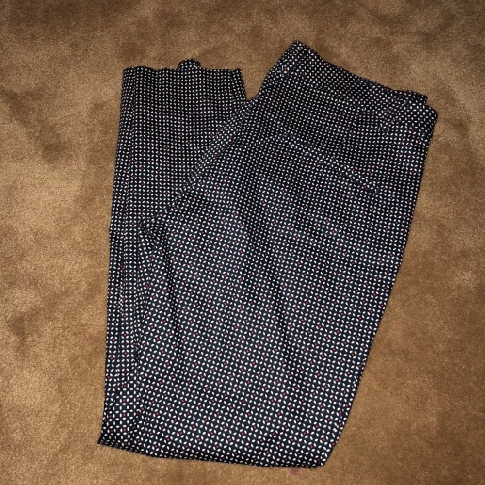H&M blue, red, white dress pants NWOT
